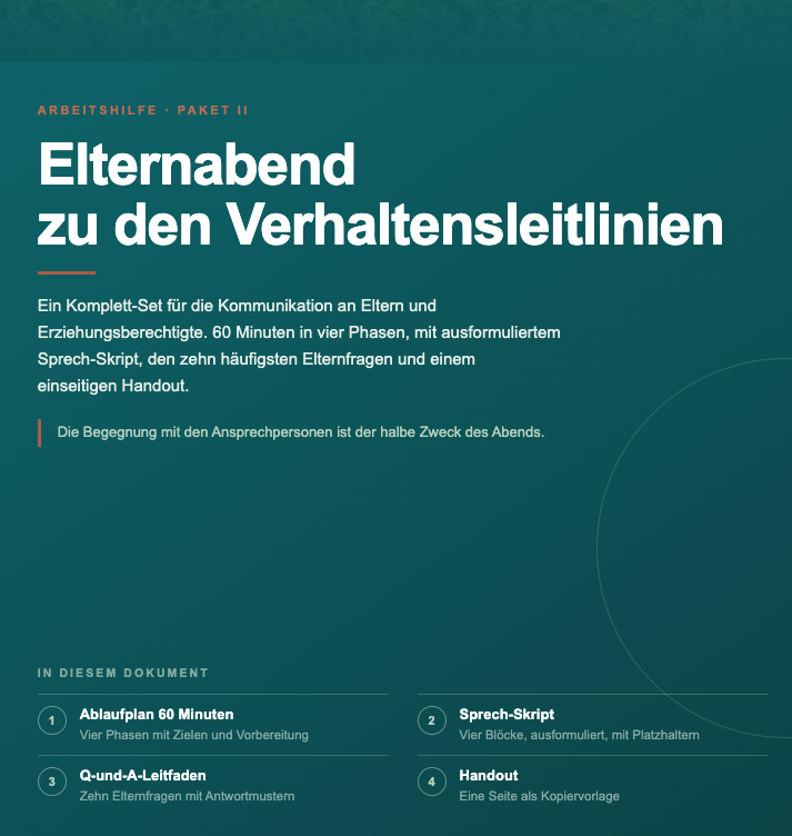 Elternabend-Set