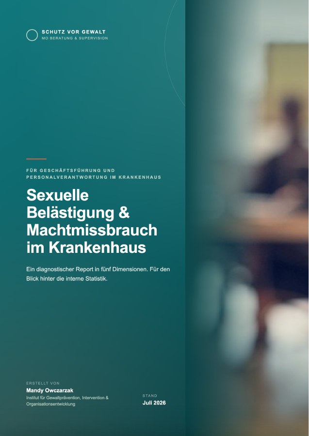 Cover Report Sexuelle Belästigung und Machtmissbrauch im Krankenhaus