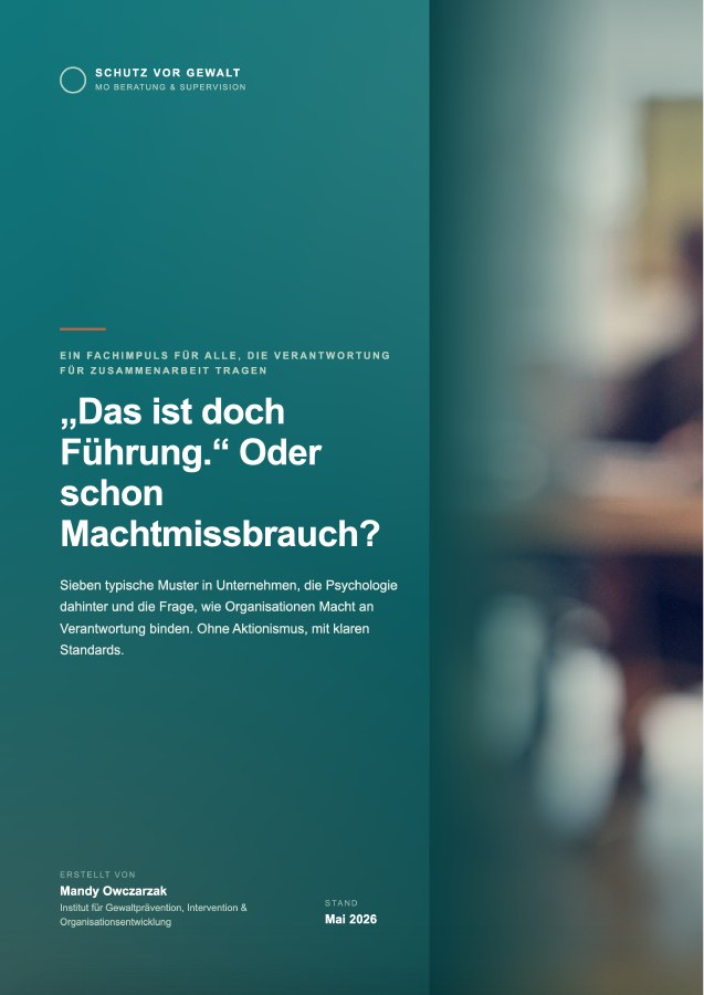 Cover Report Machtmissbrauch im Unternehmen